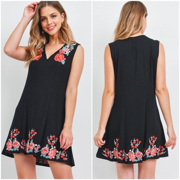 LIBBY | BOHO FLORAL MINI DRESS - Picture 2 of 2